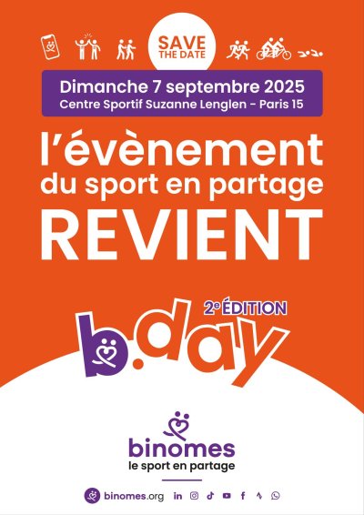 Affiche b-Day-sport en partage